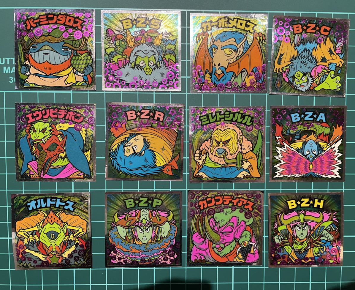 超美品～極美品】ビックリマンシール 21弾ヘッド p1 12枚セット 