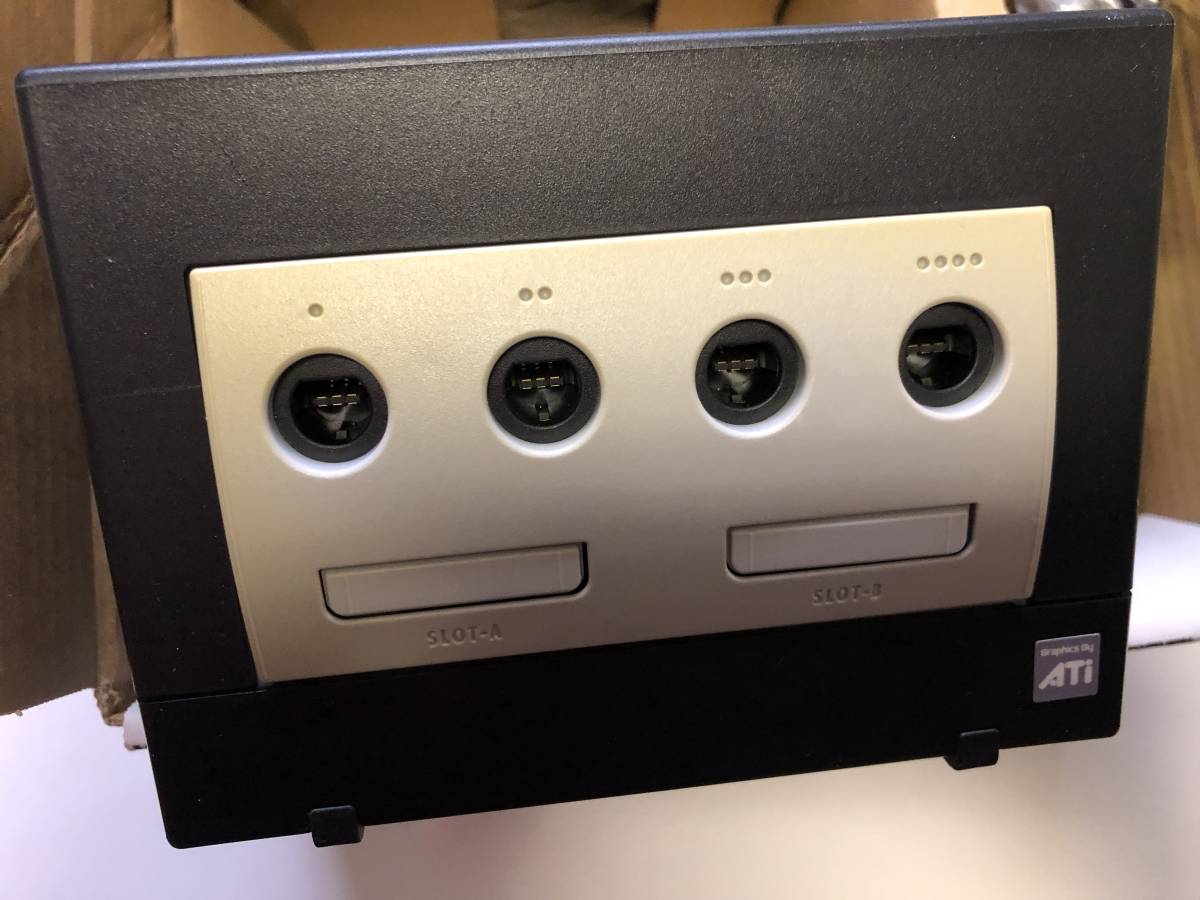 コントローラ欠品 ゲームキューブ本体 稼働時間少 黒 ブラック GC本体