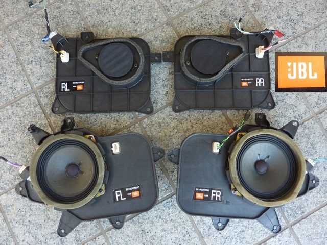  後期 ARISTO JZS161 アリスト用社外JBL サイドスピーカー フロントリア4/4(トヨタ用)｜売買されたオークション情報、yahooの商品情報をアーカイブ公開 - オークファン トヨタ用