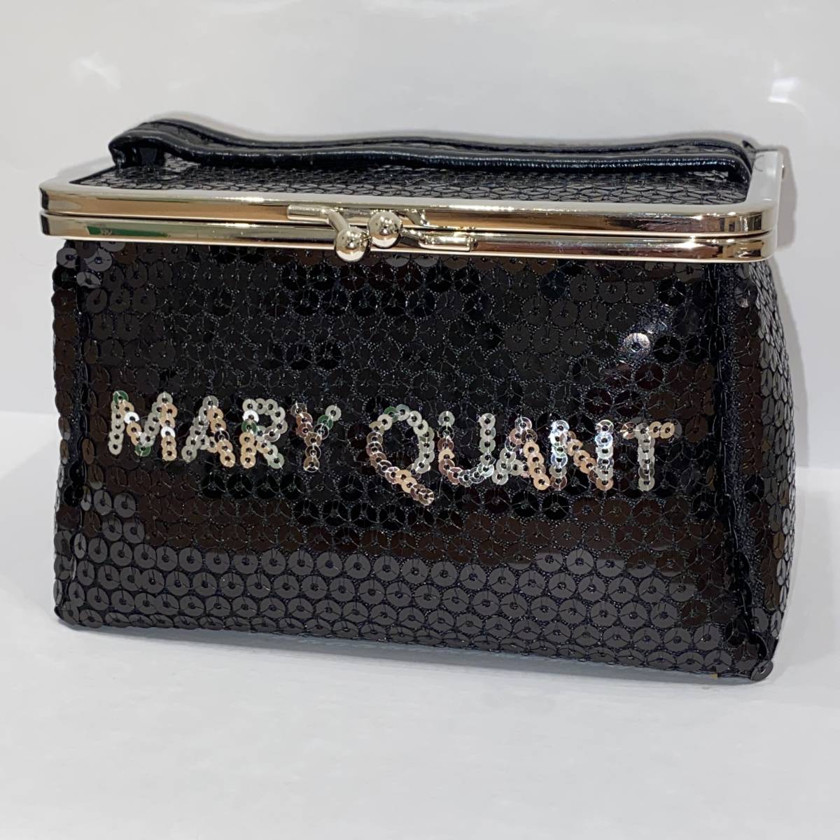 MARY QUANT/マリークワント】スパンコール バニティバッグ/ポーチ 