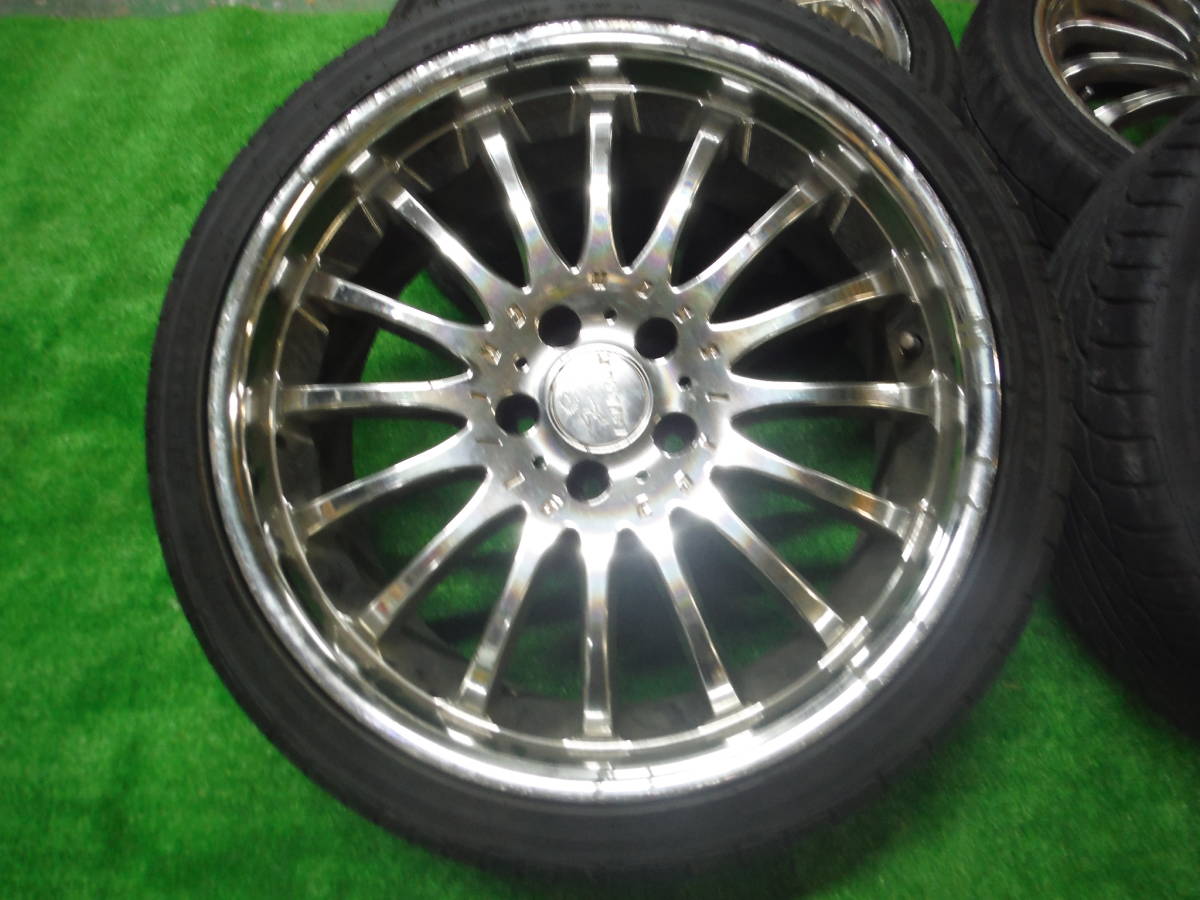 カルーソン 20インチ PCD120 255/35ZR20 275/30ZR20 LS460 LS600 ガリ 
