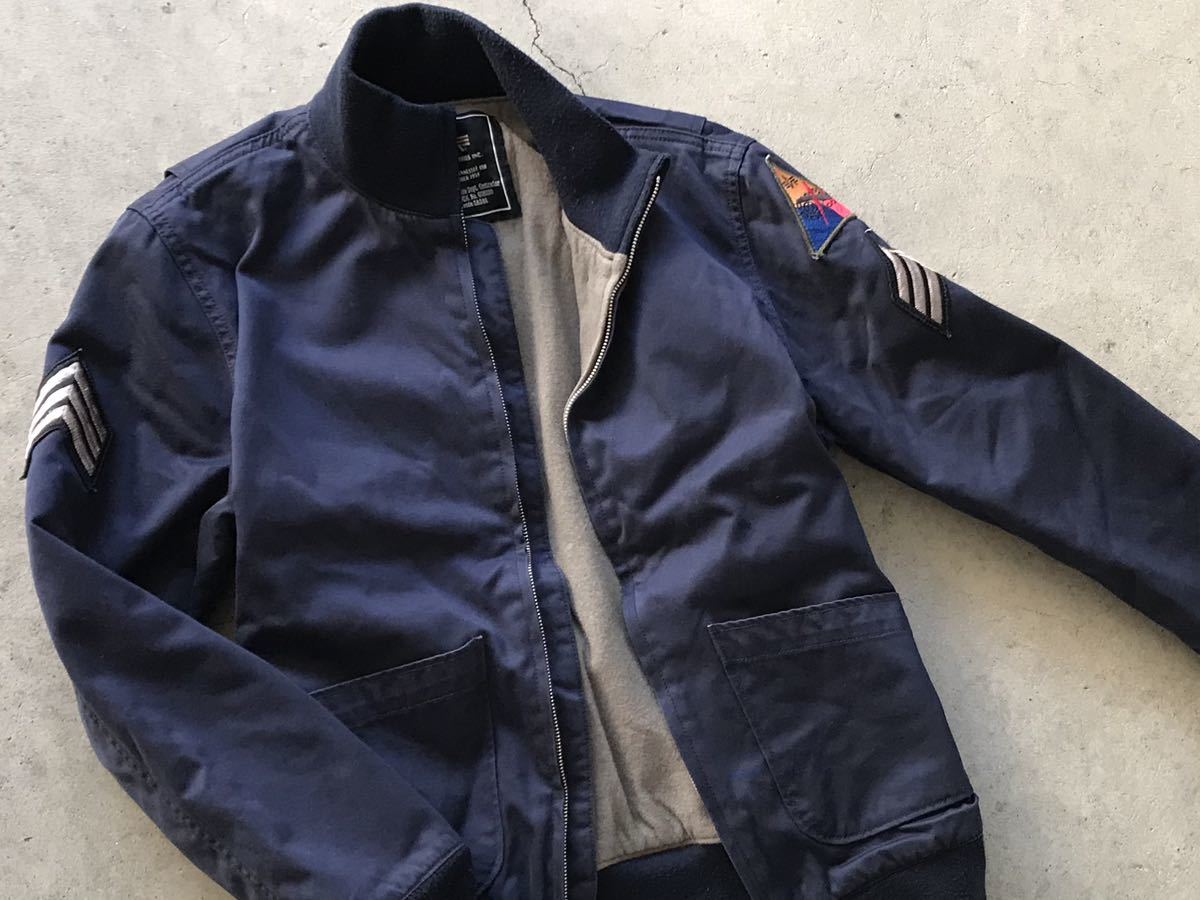 ALPHA INDUSTRIES ワッペンカスタム タンカースジャケット M アルファ 