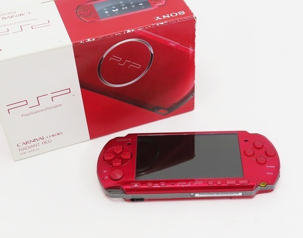  SONY ソニー PSP-3000 ラディアント レッド(PSP3000シリーズ)｜売買されたオークション情報、yahooの商品情報をアーカイブ公開 - オークファン PSP本体