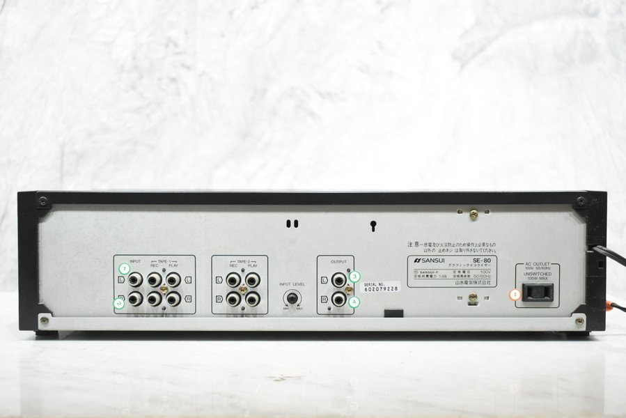 サンスイ SANSUI SE-80 グラフィックイコライザー オンライン