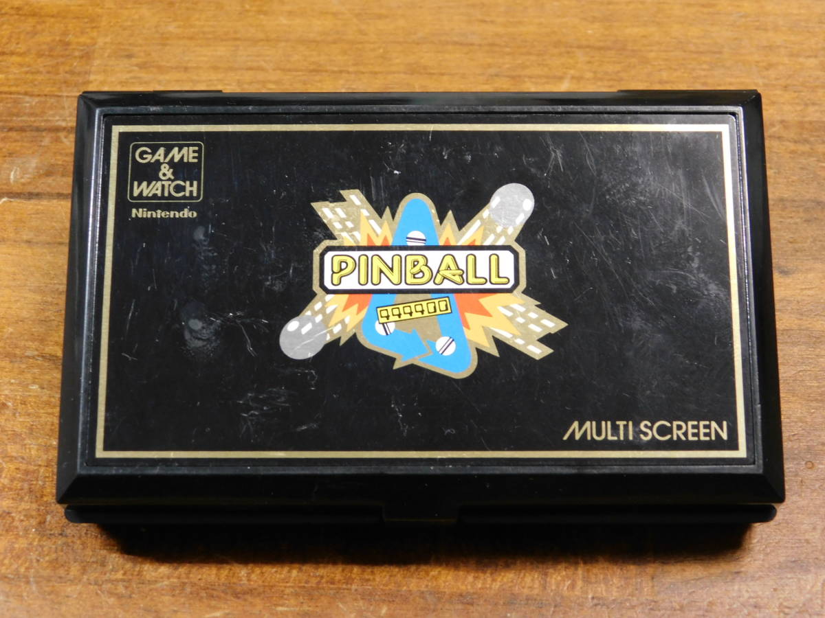 当時物ゲームウォッチ】任天堂GAME&WATCH PINBALL 日本製 ピンボール