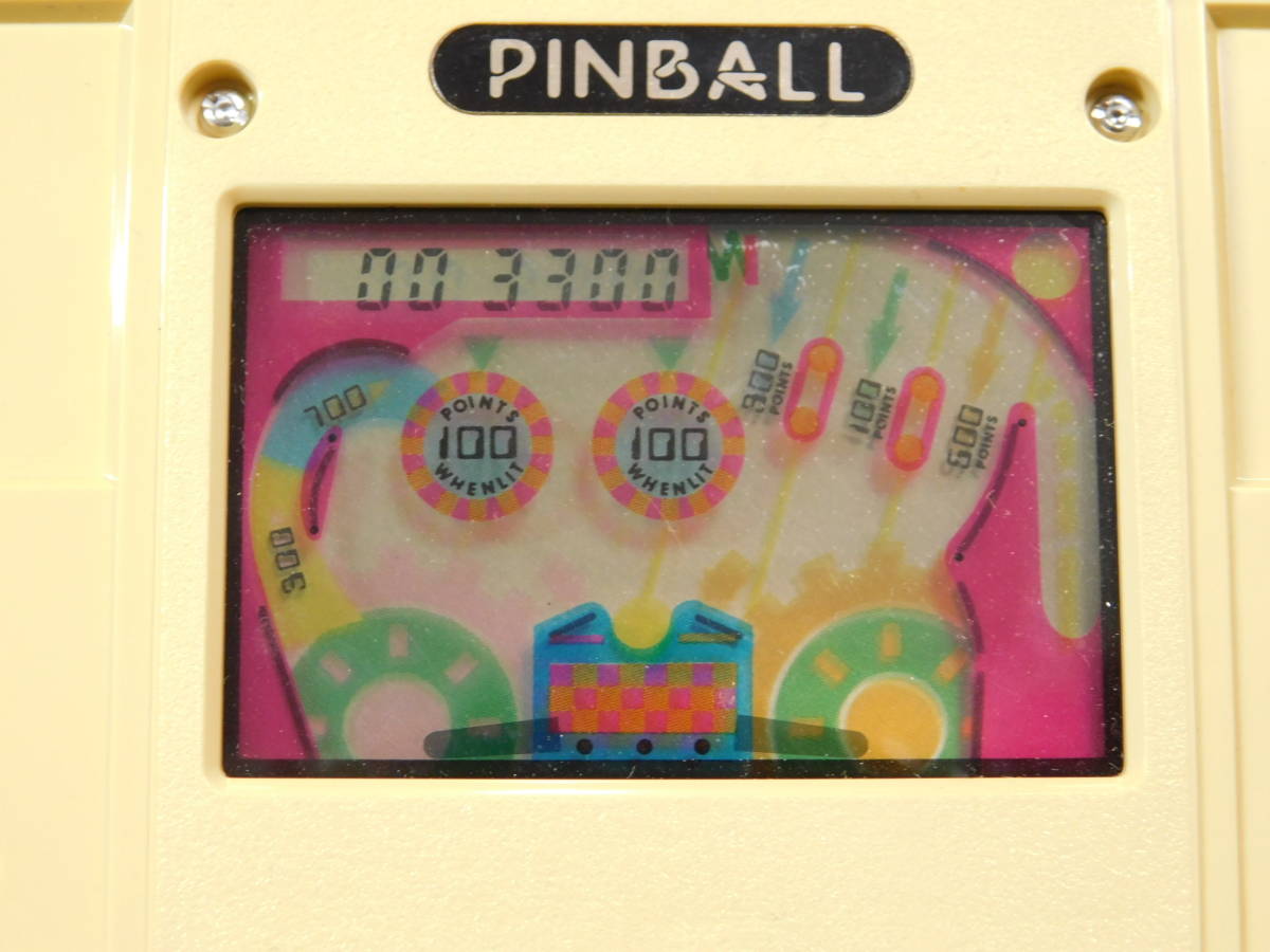 当時物ゲームウォッチ】任天堂GAME&WATCH PINBALL 日本製 ピンボール