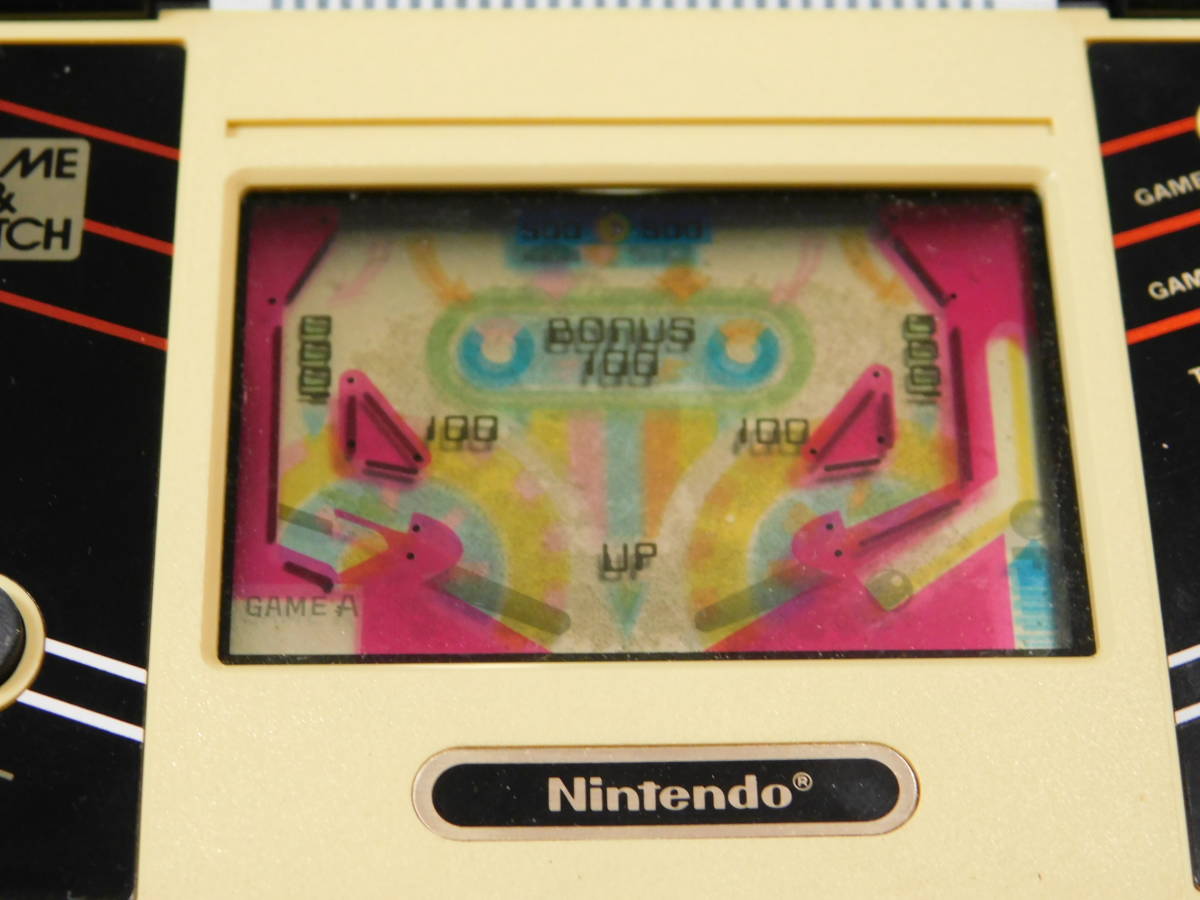 当時物ゲームウォッチ】任天堂GAME&WATCH PINBALL 日本製 ピンボール