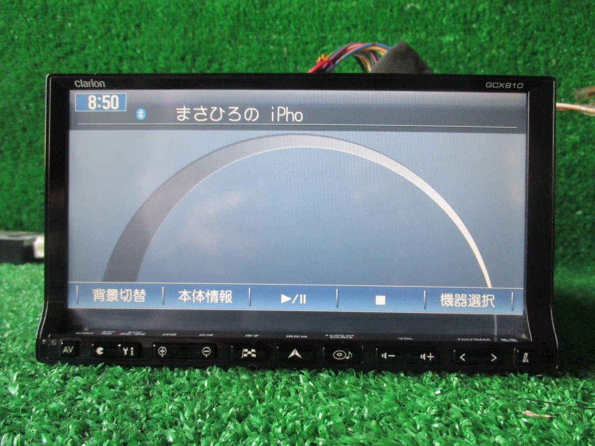 148C 動作確認済◇スズキ純正 クラリオン HDDナビ GCX810 地デジ/DVD 