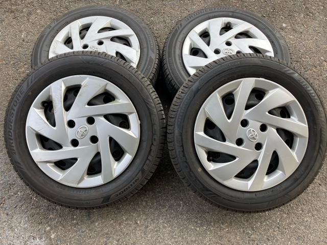 ☆トヨタ アクア 純正ホイール タイヤ付き4本セット BRIDGESTONE 175 