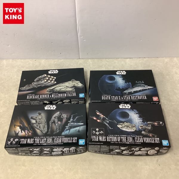 1円～ STAR WARS 最後のジェダイ クリアビークルセット、1/1000