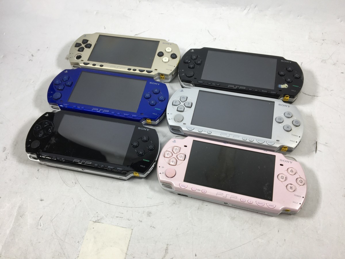 PSP Portable SONY Playstation PSP-3000 Console PlayStation PSP-1000 プレイステーション・ポータブル Blue Vibrant ♪△SONY ソニーPSP com: Sony 4点セット