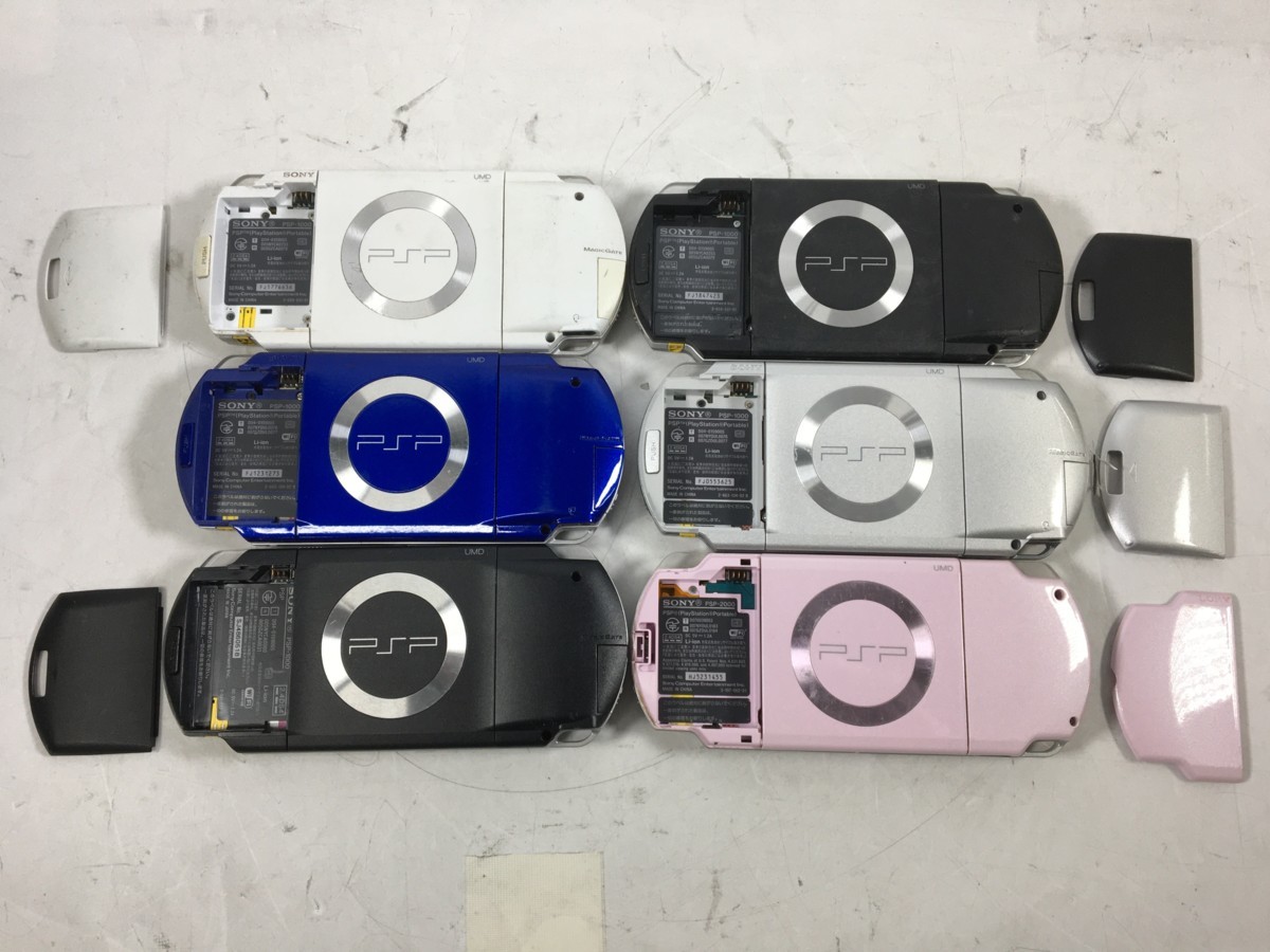 PSP Portable SONY Playstation PSP-3000 Console PlayStation PSP-1000 プレイステーション・ポータブル Blue Vibrant ♪△SONY ソニーPSP com: Sony 4点セット
