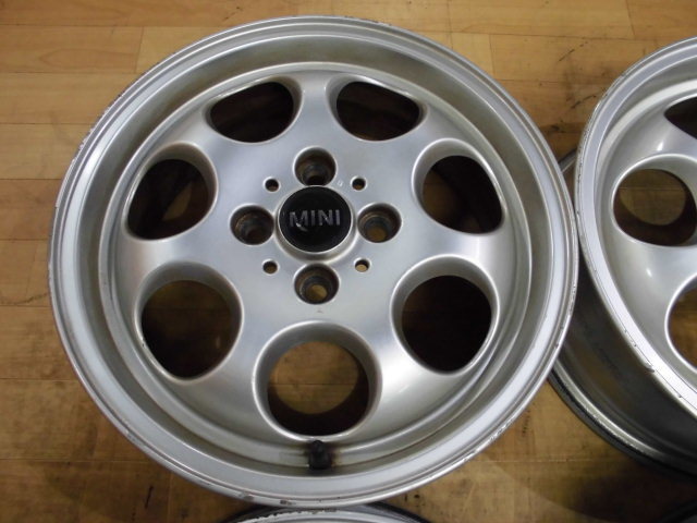 BMW MINI ミニ 純正 アルミホイール 4本 4H-100 15インチ 5.5J+45 検索 