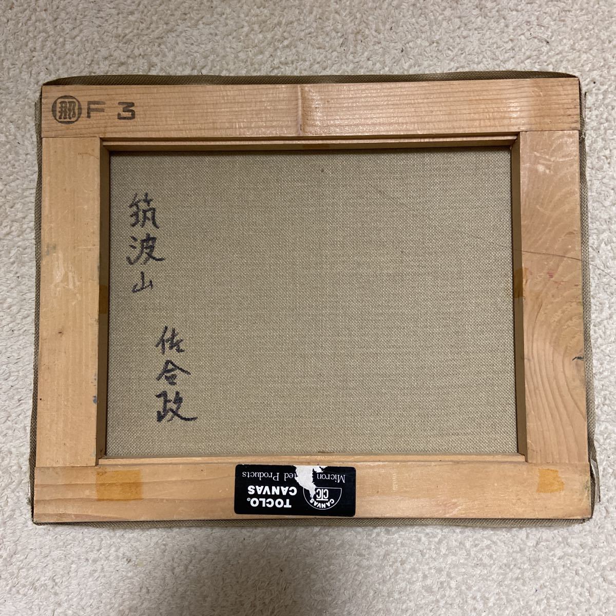 希少油絵 桜島 金縁 真作 油彩画 風景画 インテリア 油絵八号 希少