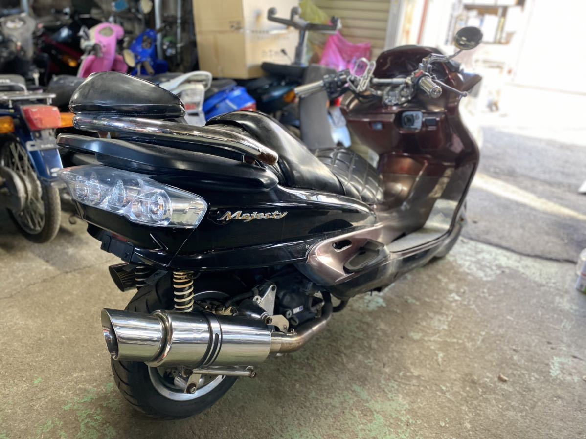 ヤマハ マジェスティ250 2型 走行49204キロ 不動 5連メーター カスタム 