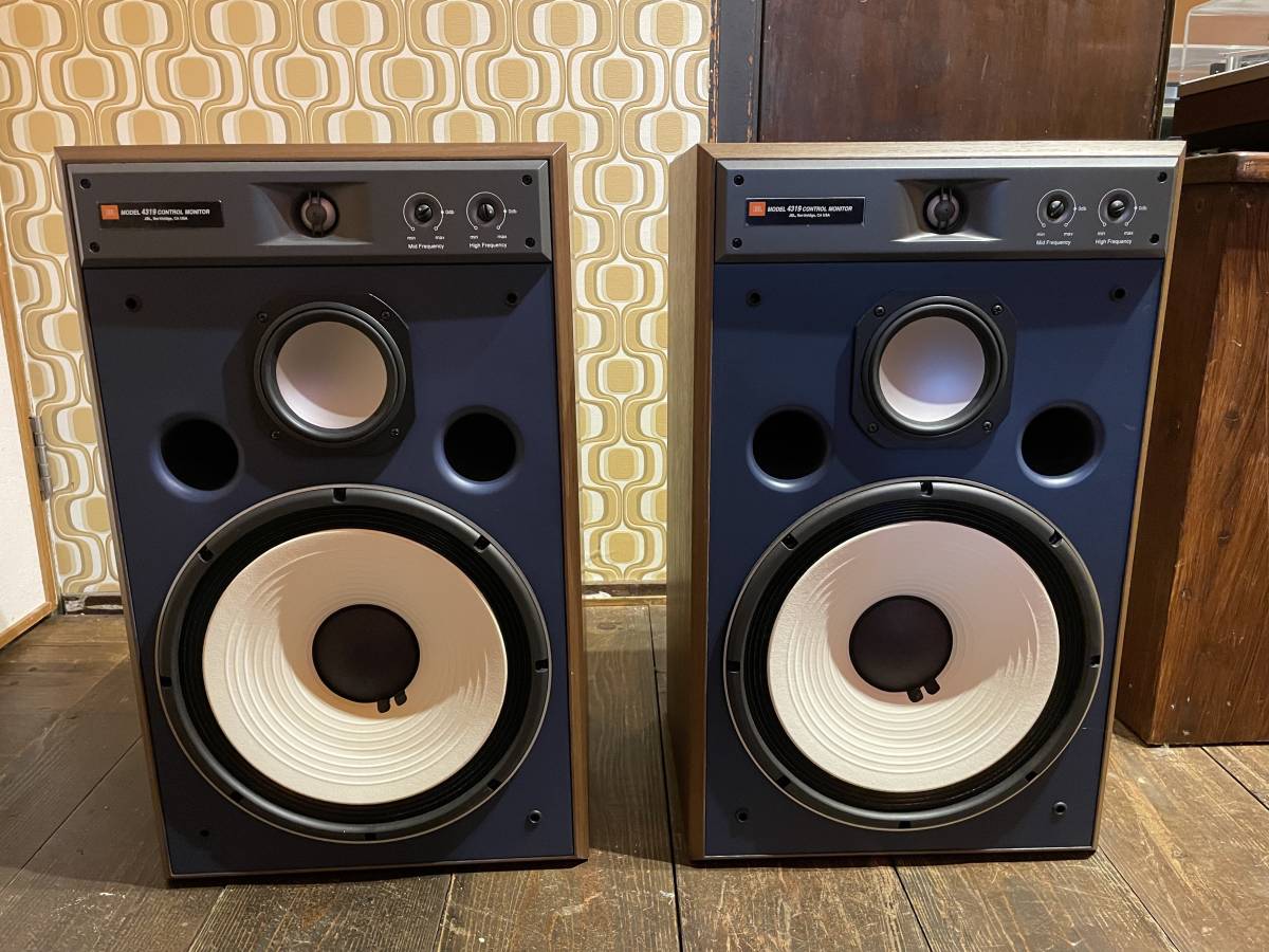中古美品　JBL　4319　3ウェイブックシェルフ型スピーカー2本セット ペア JBL 0 - □◇名機 30cm Speaker