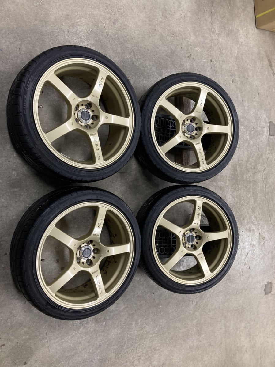 4本 社外 ホイール Prodrive プロドライブ GC・05F pcd100 5h 18インチ