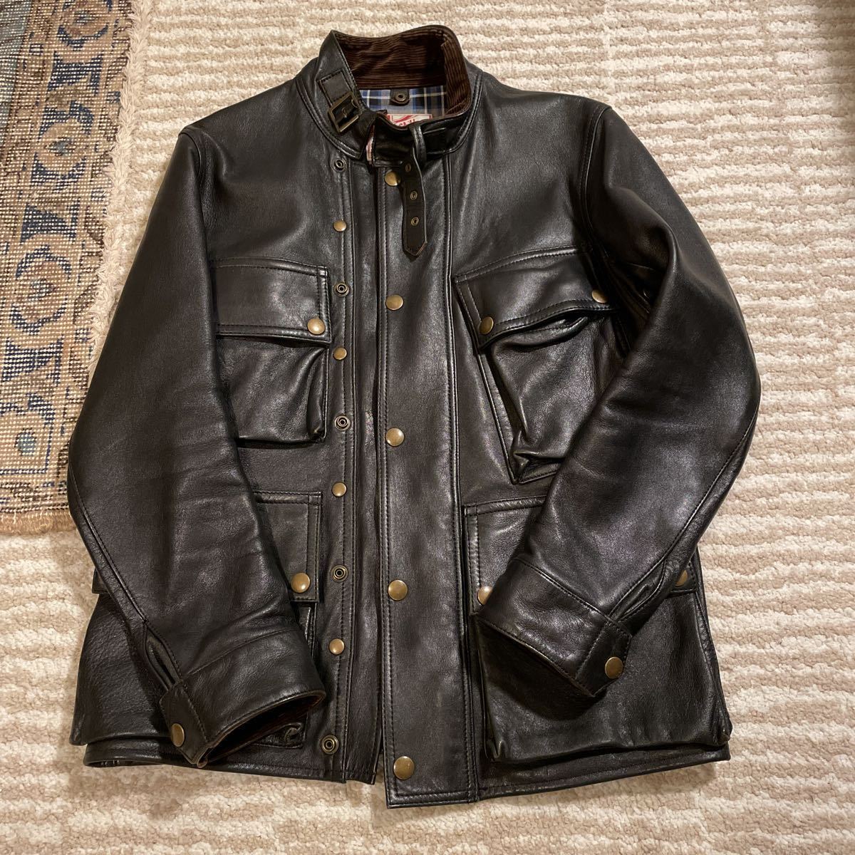 美品 ADDICT CLOTHES AD-10 シープスキン 36 addict clothes