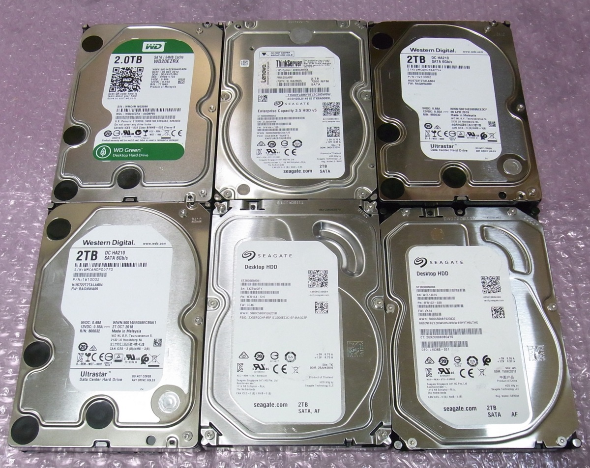 東芝（TOSHIBA） 内蔵HDD 3.5インチ⁄2TB⁄5400rpm DT02ABA200 1台