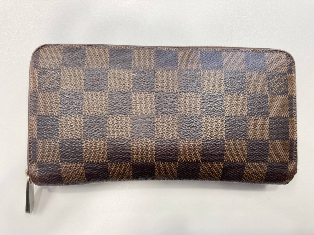 ☆美品 LOUIS VUITTON ルイ ヴィトン ダミエ エベヌ ジッピー 