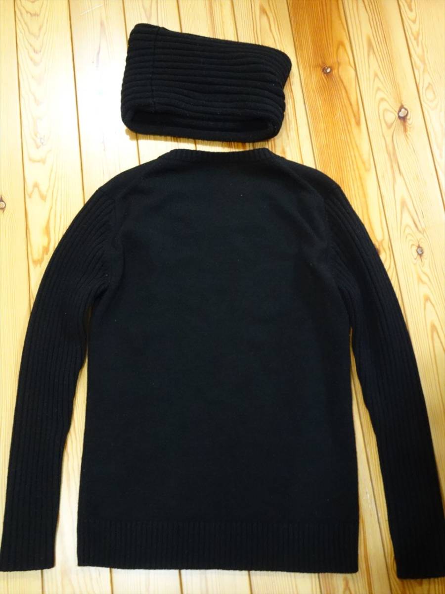 バーバリーブラックレーベル カシミア100% ネックウォーマー／スヌード