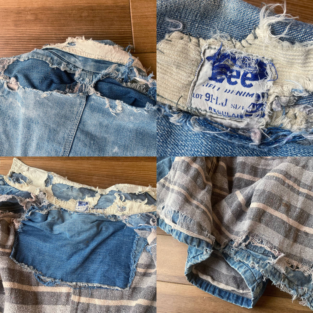 40s ビンテージ Lee 91-LJ デニム カバーオール ジャケット