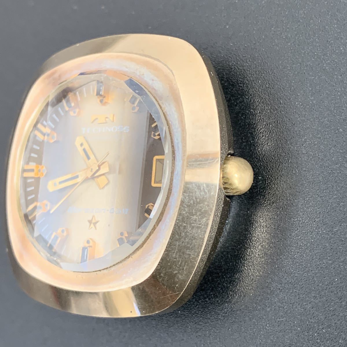 TECHNOS AUTOMATIC テクノス 腕時計 カットガラス Borazon-Gⅵ