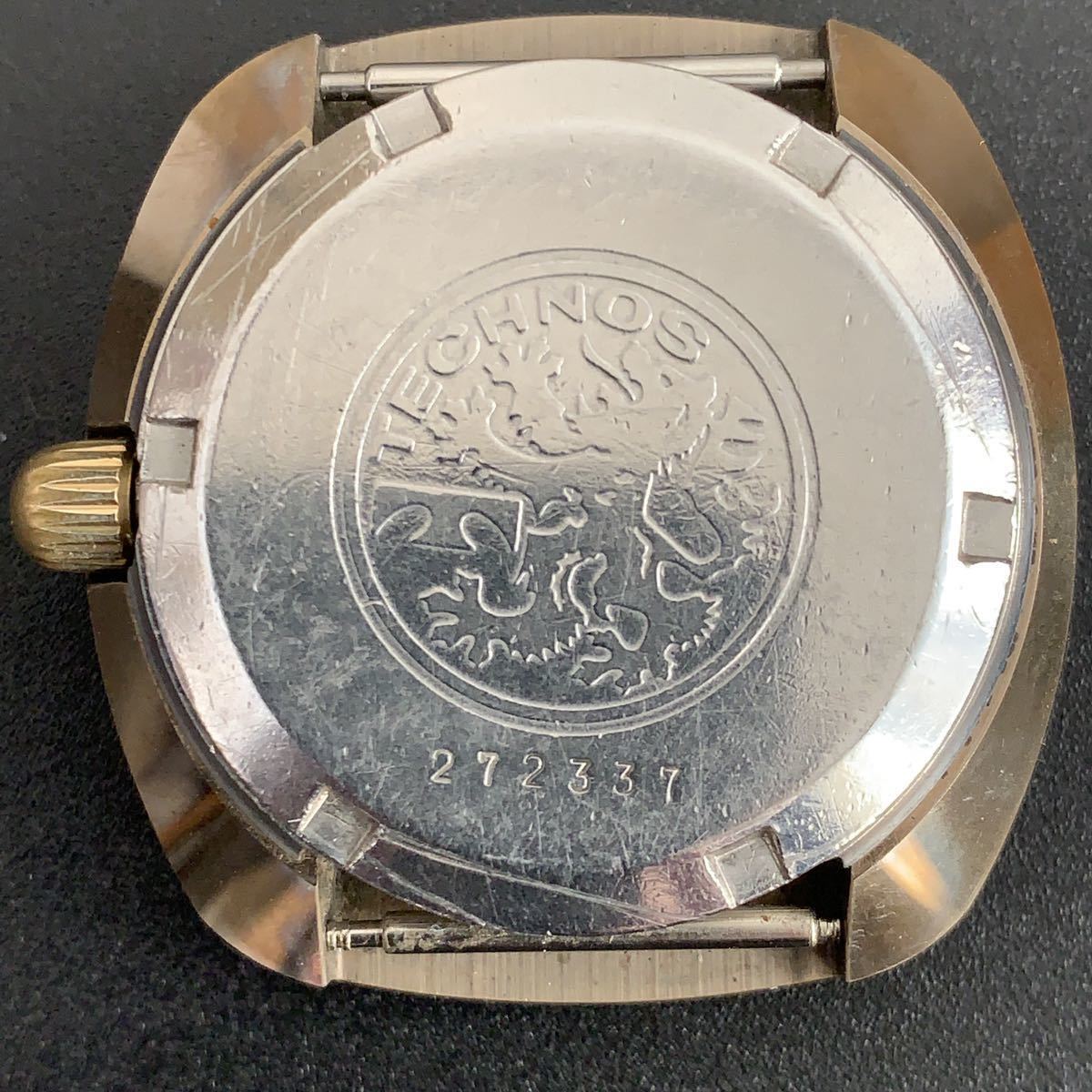 TECHNOS AUTOMATIC テクノス 腕時計 カットガラス Borazon-Gⅵ
