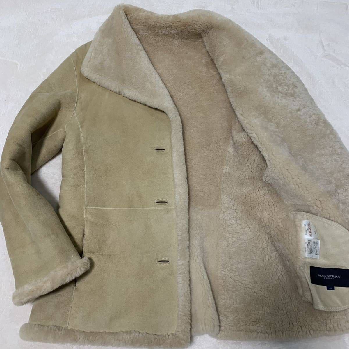 BURRBERY ムートンコート BURBERRY - バーバリー BURBERRY 80774331