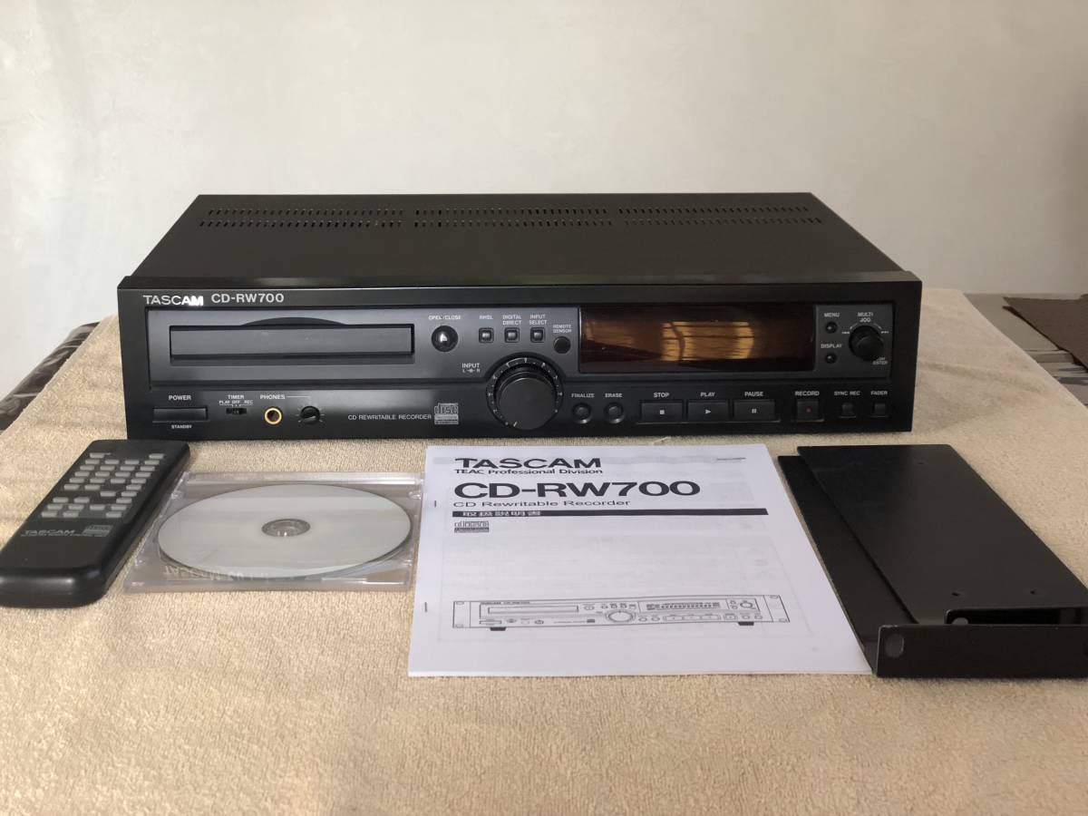  TASCAM タスカム CD-RW700 CDレコーダー(一般)｜売買されたオークション情報、yahooの商品情報をアーカイブ公開 - オークファン 一般