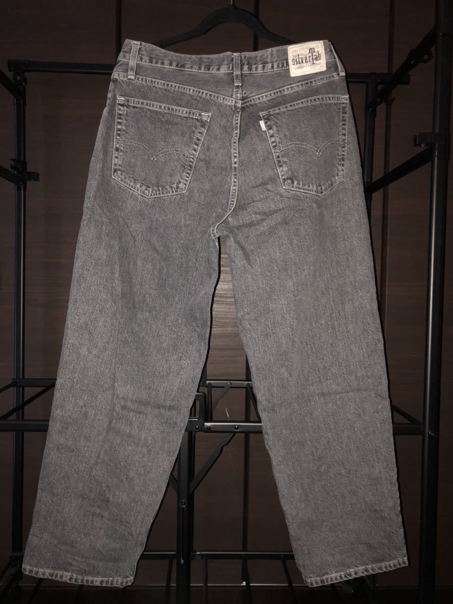 Levi''s silver tab baggy denim W32 x L30 black リーバイス シルバー