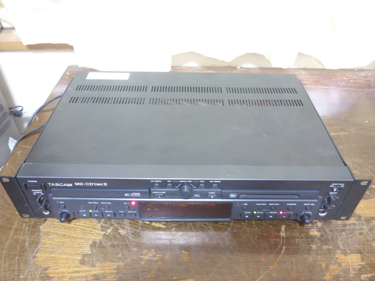 TASCAM MD-CD1MKⅡ 業務用CDプレーヤー&frasl;MDレコーダー タスカム 2