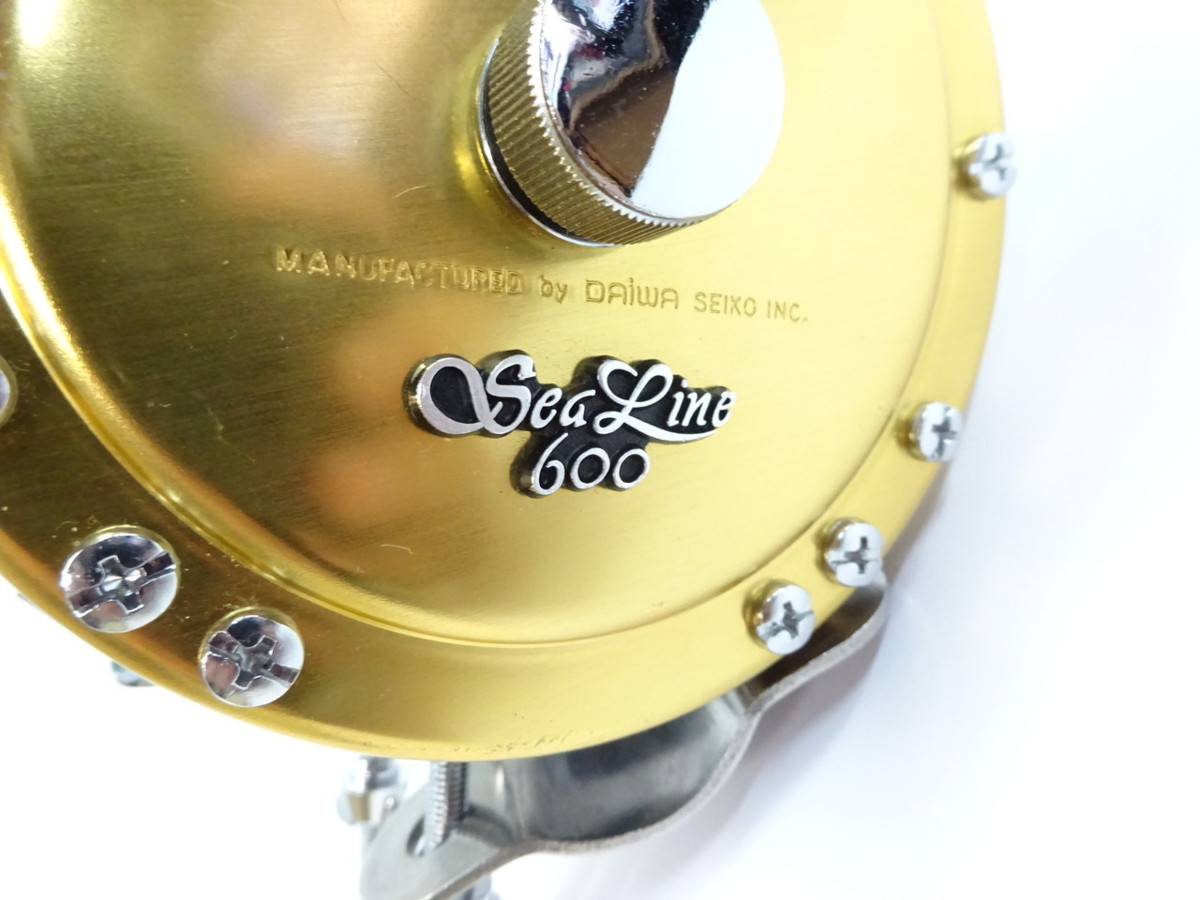 O-9829】Daiwa ダイワ Sea Line 600 シーライン600 リール 説明書付
