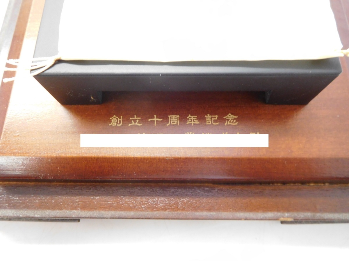 05 56-458733-05 [S] 純銀製 恵比寿像 エビス 七福神 ガラスケース付き