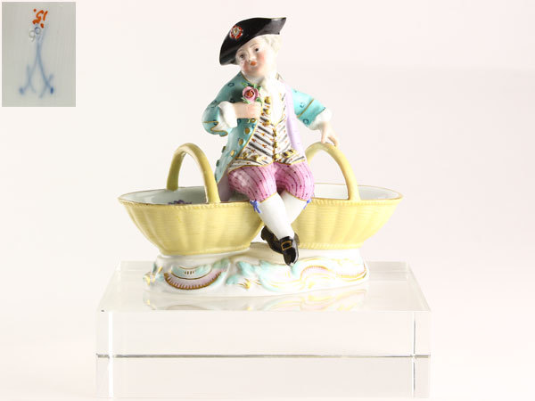 マイセン(Meissen)フィギュリン『鳥籠を持つ女性』 ⁄ マイセン Meissen フィギュリン - 希少 Yahoo!オークション