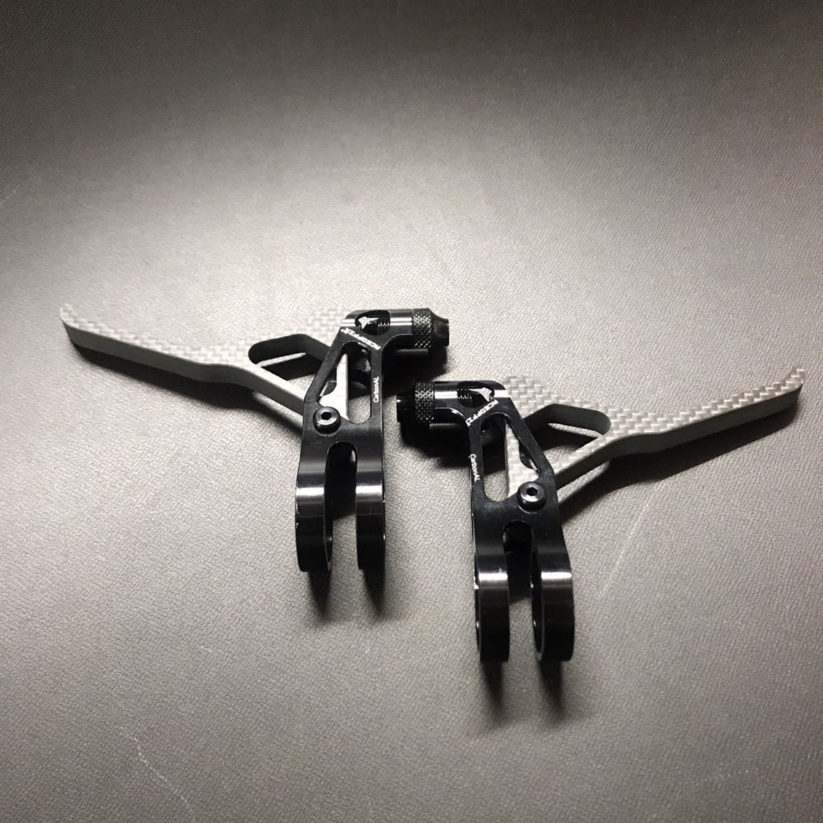 ACEOFFIX Carbn ALカーボン ブレーキレバー 52g 検】 折り畳み 自転車