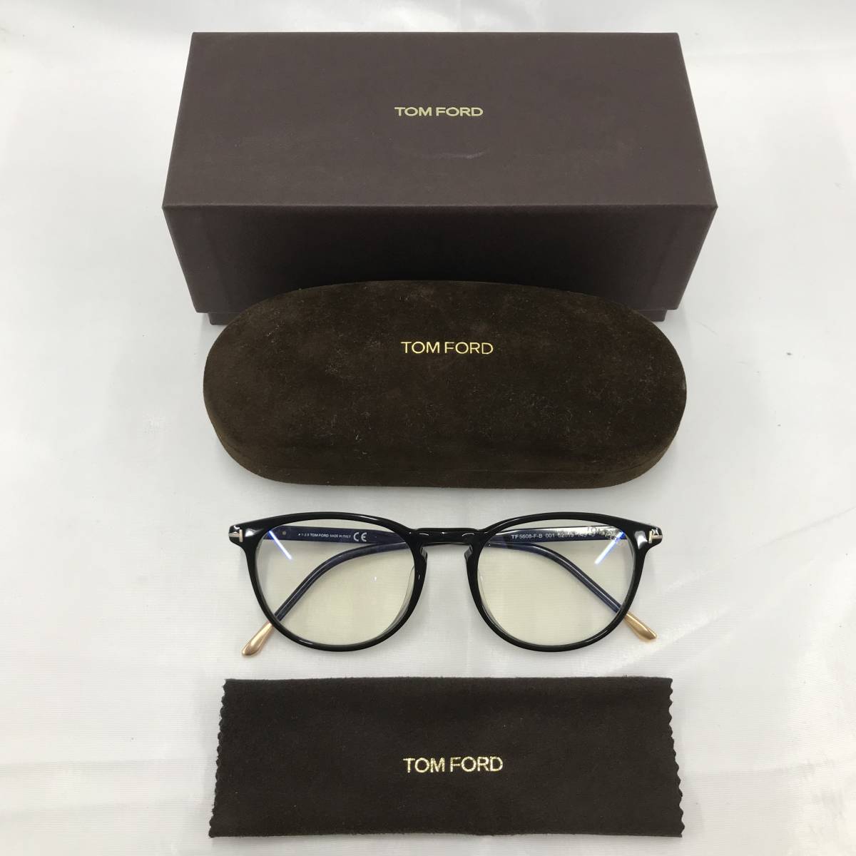 1232437】TOM FORD トムフォード 眼鏡 アイウェア TF5608-F-B 001 度 