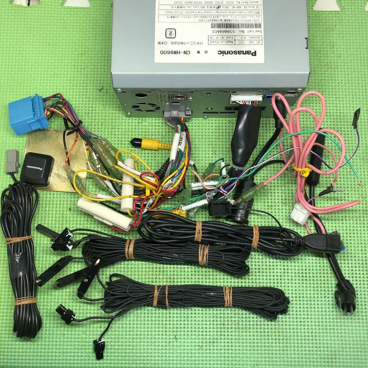 パナソニック ストラーダ7型HDDナビ☆CN-HW860D☆CD/DVD/4×4フルセグ地