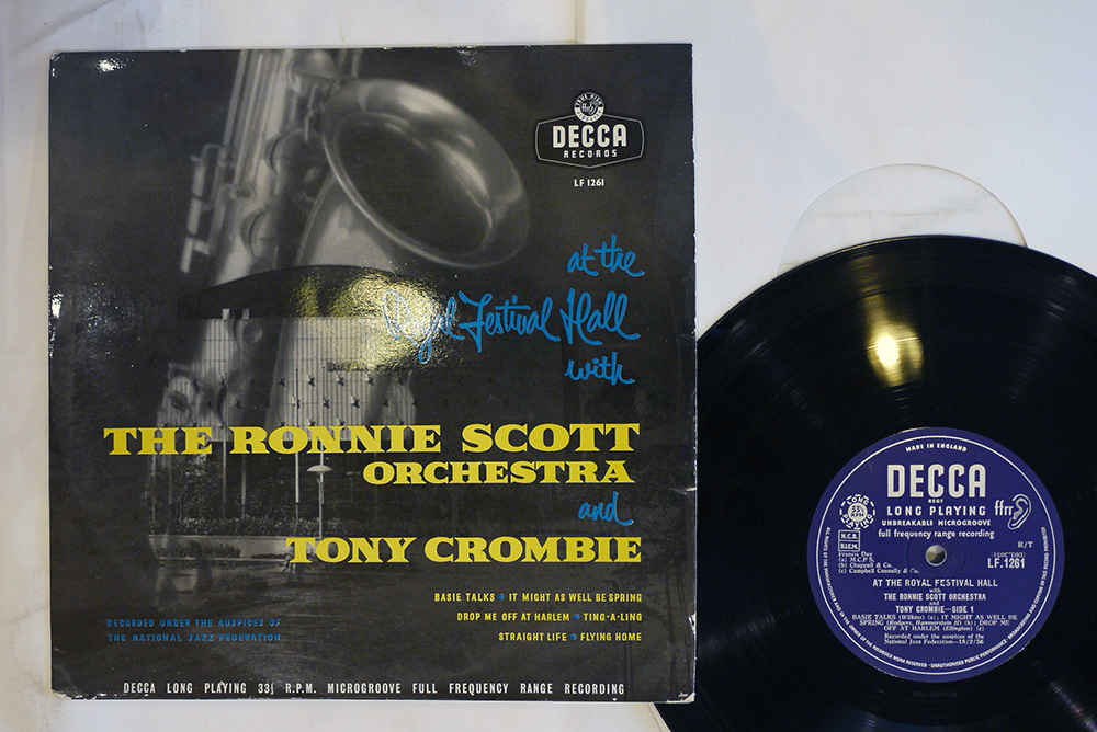 UK-ORIGINAL RONNIE SCOTT/AT THE ROYAL FESTIVAL HALL/DECCA LF.1261