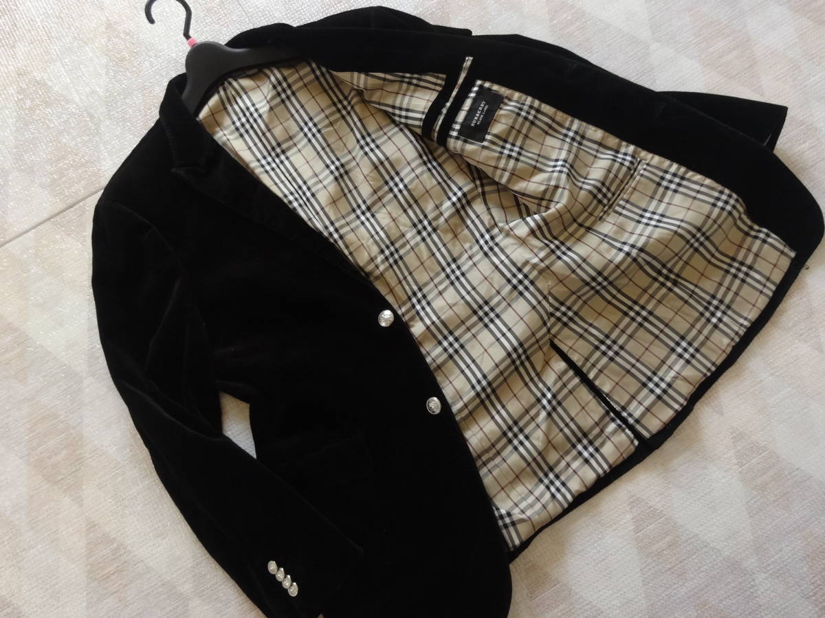 品質保証，安い 5000 良品 バーバリーブラックレーベル ベロア 銀ボタン ジャケット M(ジャケット、上着)｜売買されたオークション情報、yahooの商品情報をアーカイブ公開 - オークファン 男性用