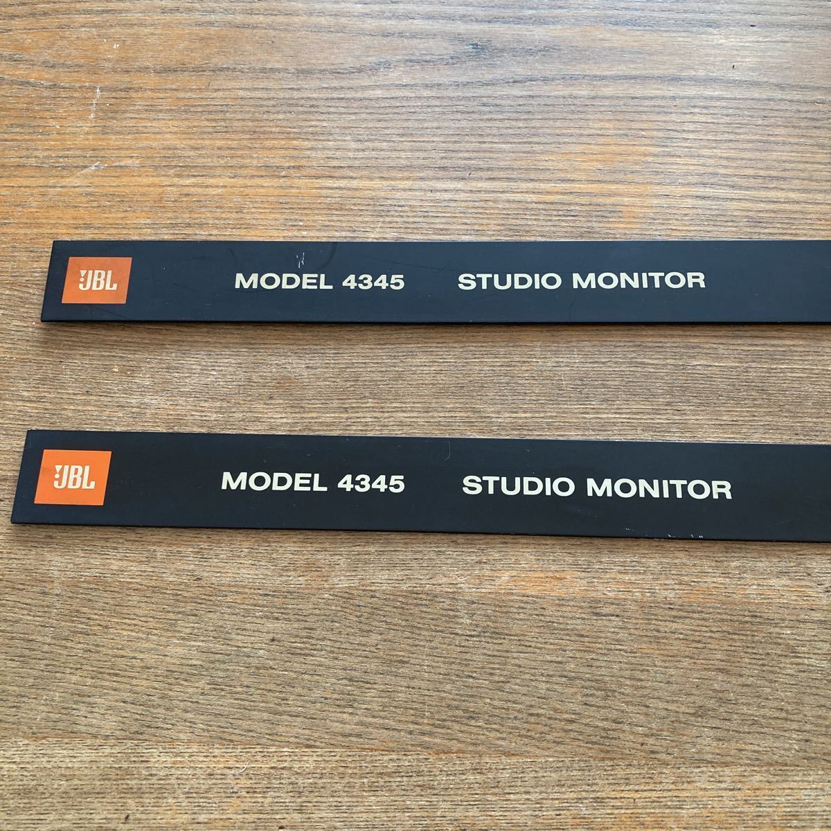 JBL 4345 ネームプレート エンブレム ペア