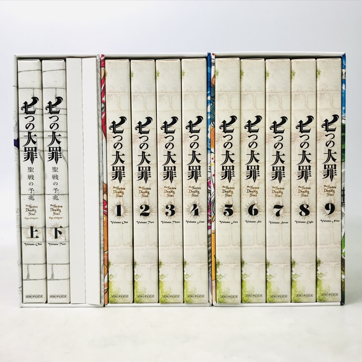 最新作，豊富な 中古 DVD-BOX 七つの大罪 1~9巻 + 聖戦