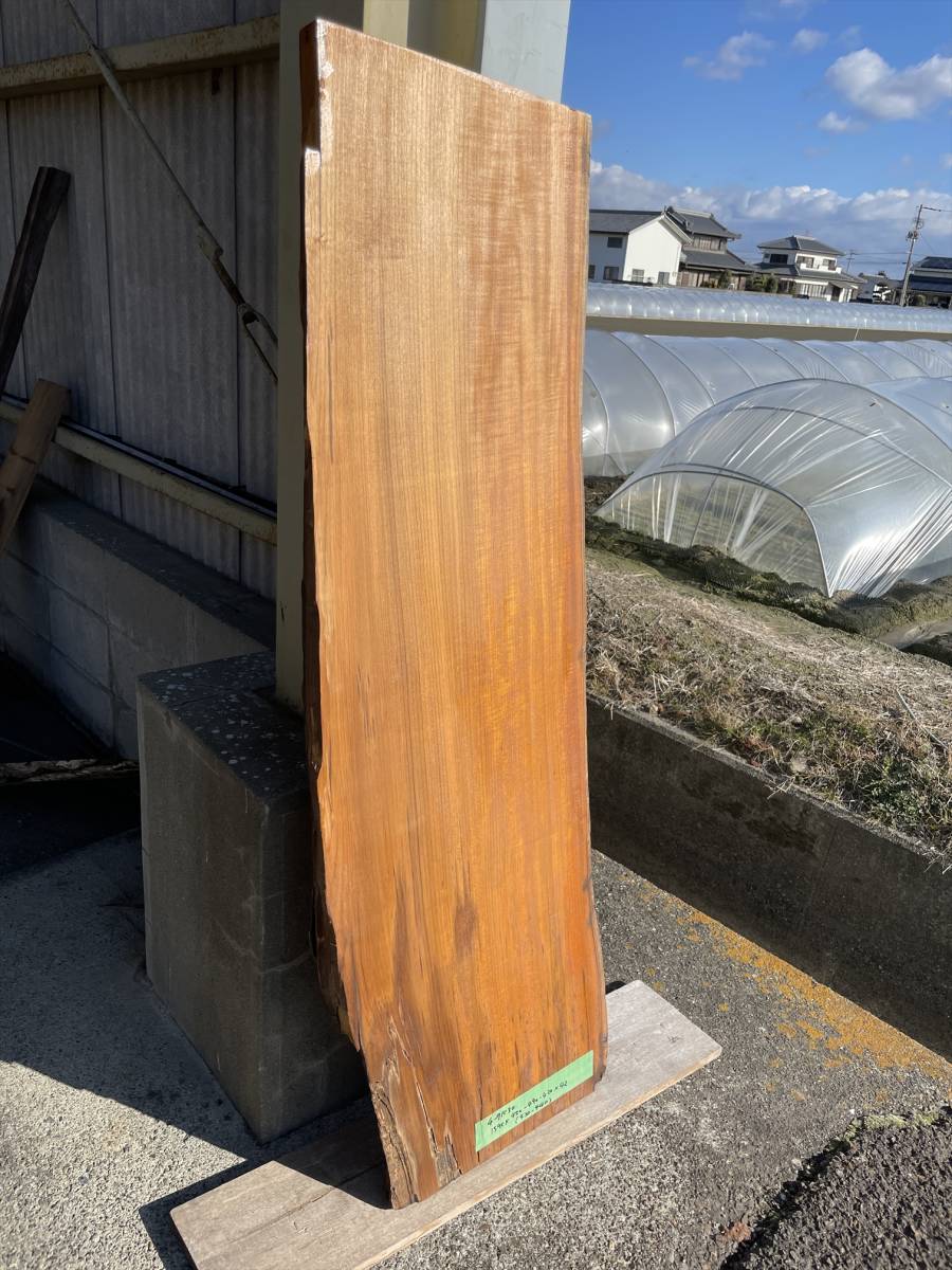 定番，品質保証 チーク1030 一枚板無垢 天然付き 1590ｘ450-490-420ｘ42㎜ カウンター テーブル 棚 テレビ台(チーク)｜売買されたオークション情報、yahooの商品情報をアーカイブ公開 - オークファン 板、シート