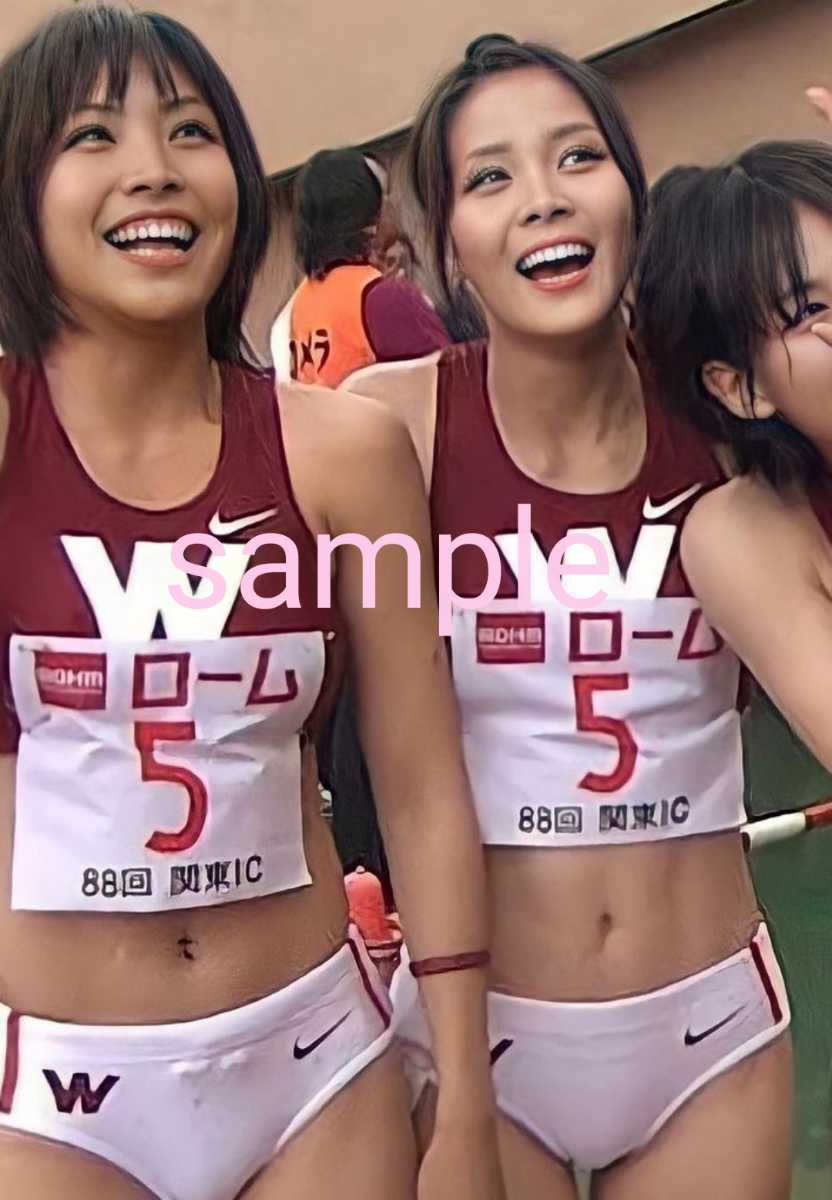 アスリート女子 陸上 早稲田 美人 レーシングブルマ 人気 写真L判 レア アスリート女子 陸上 早稲田 美人 レーシングブルマ 人気 写真L判 レア