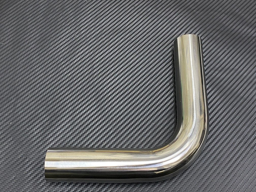 SUS304 ステンレス曲げパイプ 45φ×1.5t×40cm 90° 研磨 ステンレス