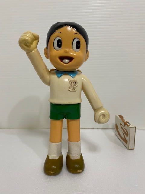 【激レア】昭和レトロ パーマン 1号 2号 3号 ソフビ バンダイ 1983年 1983年☆大きい！☆バンダイ☆パーマン1号☆ソフビ人形 17．2cm 須羽