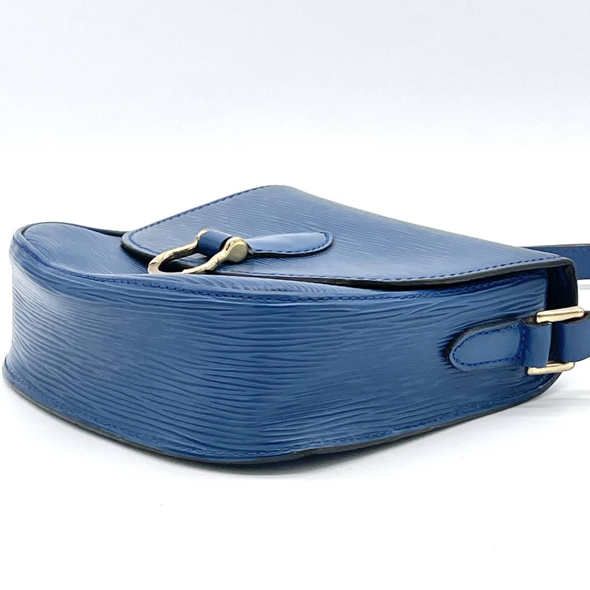 1円 美品 LOUIS VUITTON ルイヴィトン エピ トレドブルー ミニ 