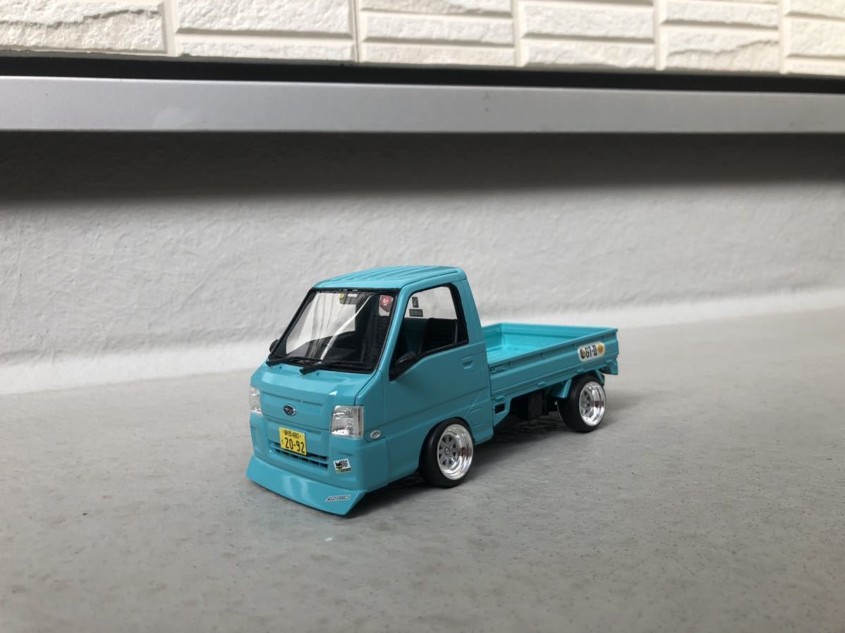 アオシマ製 スバル サンバー完成品 1 24 ドリフト 軽トラカスタム ドリ車 完成品 売買されたオークション情報 Yahooの商品情報をアーカイブ公開 オークファン Aucfan Com