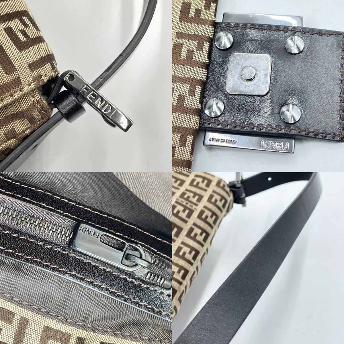 1円～【未使用】 FENDI フェンディ マンマバケット ズッカ柄 