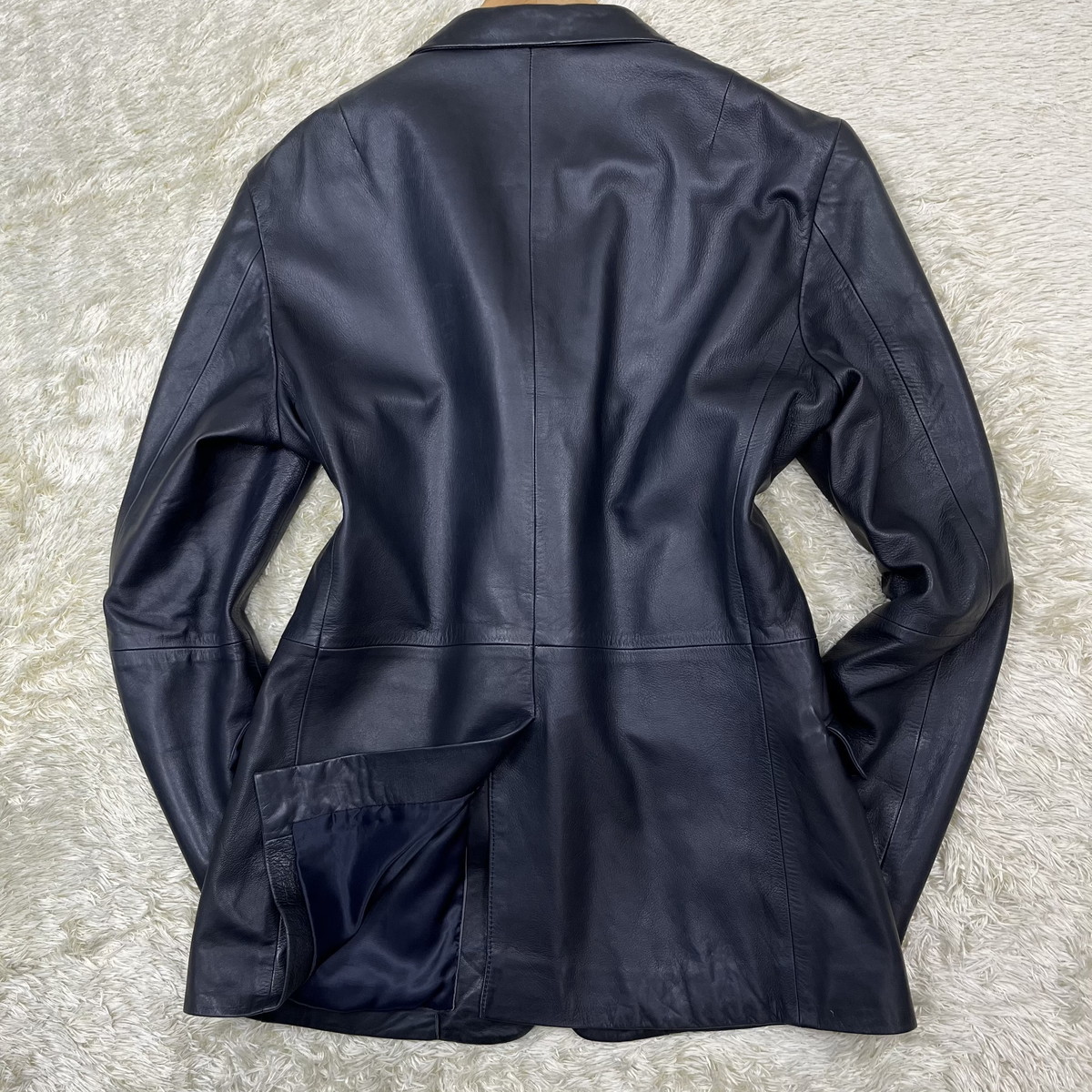 ck CALVIN KLEIN】上品な大人コーデ◎シープスキン (羊革) レザー 